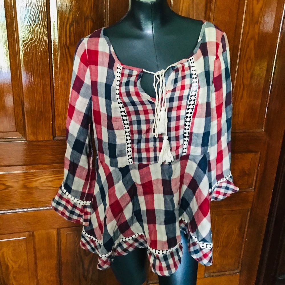 Flannel blouse